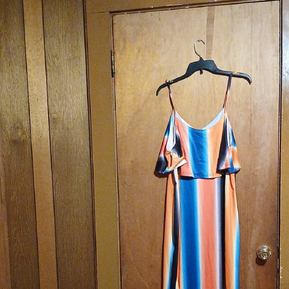 Colorful Striped Dress